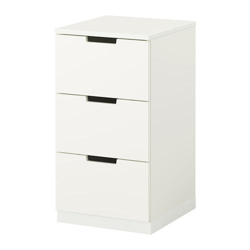 Lodge Spit moederlijk NORDLEY Chest of drawers with 3 drawers (890.211.36) - reviews, price,  where to buy