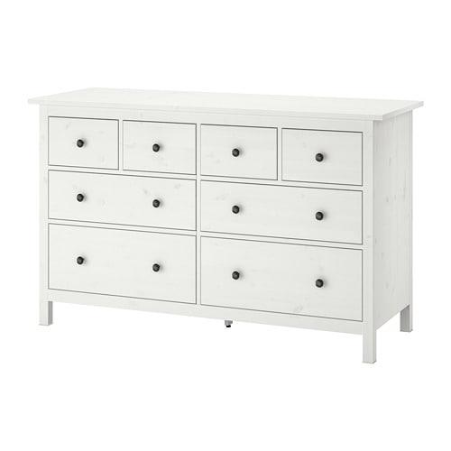 Hemnes Chest Of Drawers With 8 Drawers White Stain 403 684 40