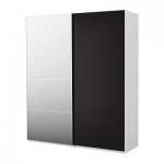 PAX / HASVIK armario, blanco/blanco, 200x66x236 cm - IKEA