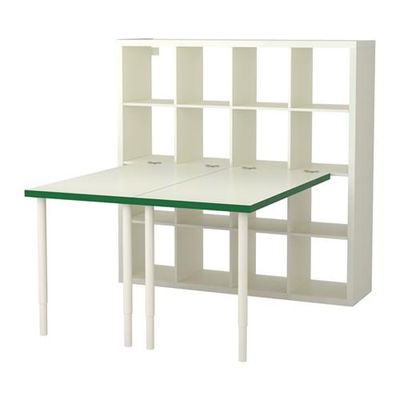 klant streng koppeling Kallax tafel combinatie - wit / groen / wit (s79123055) - reviews,  prijsvergelijkingen