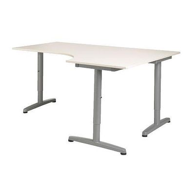 Oordeel slogan Picknicken GALANT Corner desk right Letter - white, T-leg (s49850886) - reviews, price  comparisons
