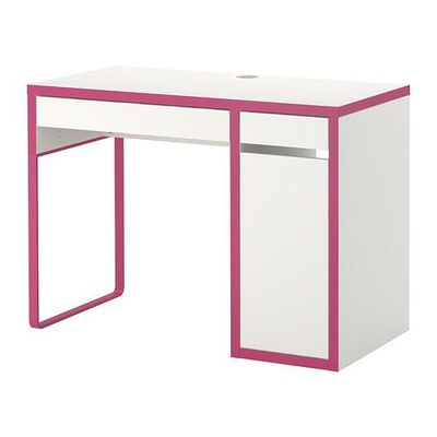 Бело розовые письменные столы