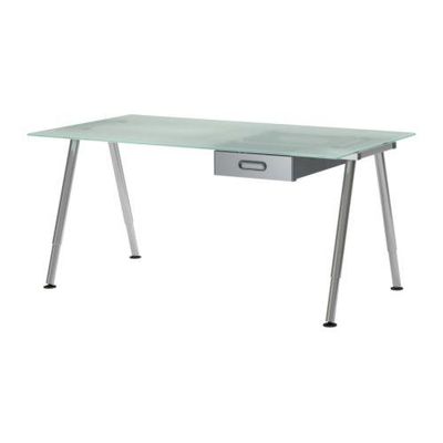 Galant Desk With Drawers Glass Chrome S09861165 Reviews