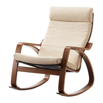 ikea chair poang rocking brown medium frame birch beige bent rocker chairs poaeng poeng classic veneer glued durable layer strong