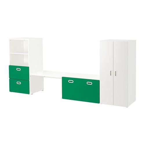 Stuva Fritids Combination D Storage White Green 792 672