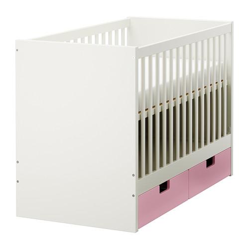 Continentaal laag Intensief STUVA baby bed with drawers pink (299.283.01) - reviews, price, where to buy