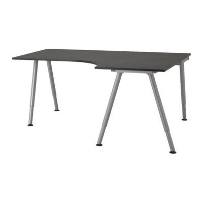 lancering Noord West streng GALANT Corner desk right Letter - black-brown A-frame foot (s29836151) -  reviews, price comparisons