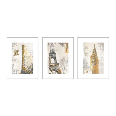 Gemarkeerd balkon mozaïek Trilling set of posters, 3sht (10186385) - reviews, price comparisons