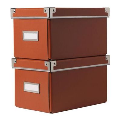 misdrijf voering binden KASSETT Box voor CD met deksel - oranje (80150514) - reviews,  prijsvergelijking
