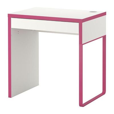 Бело розовые письменные столы