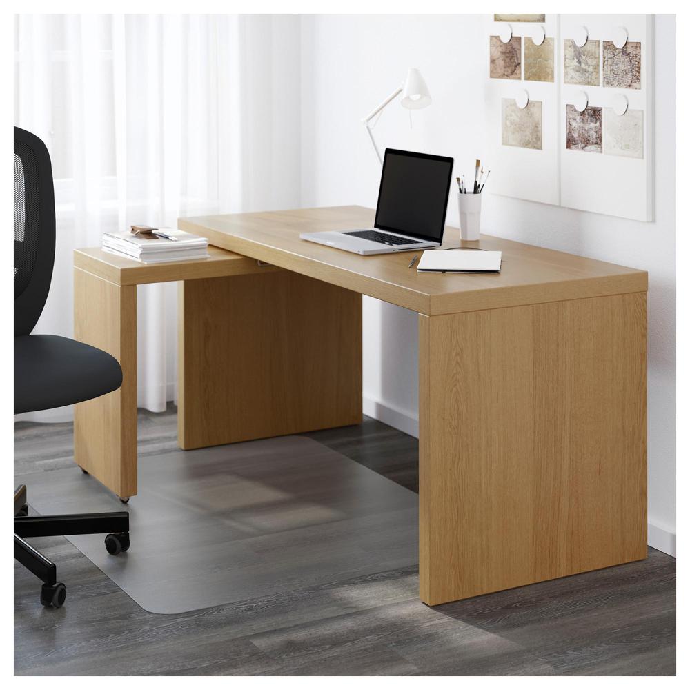 MALM scrivania, impiallacciato rovere mord bianco, 140x65 cm - IKEA Svizzera