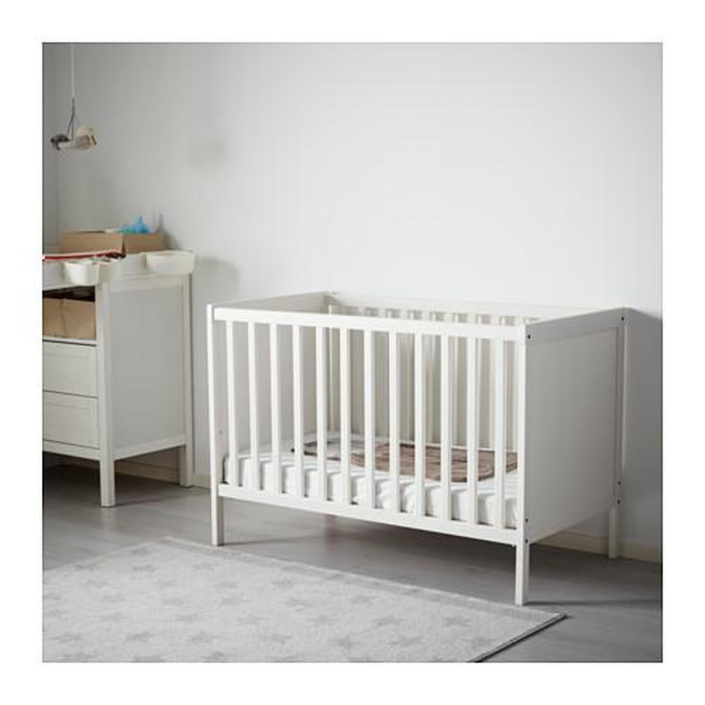 moeder Cataract Wolk SUNDVIK crib white (002.485.67) - reviews, price, where to buy
