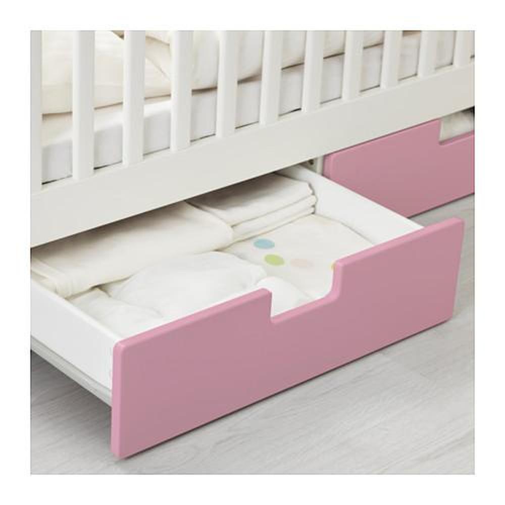 verf pellet Ontbering STUVA baby bed with drawers pink (299.283.01) - reviews, price, where to buy