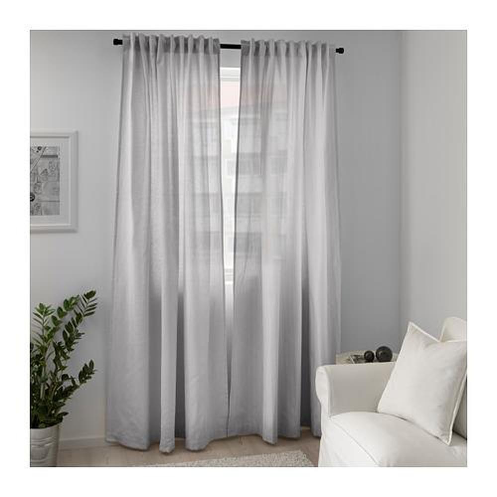 lettergreep trainer Mantel TIBAST curtains, 1 pair white (303.967.40) - reviews, price, where to buy