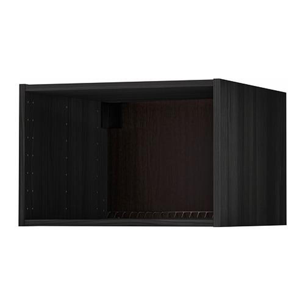 Middellandse Zee pad Stadion METOD top cabinet frame for cold / frosted wood black 60x40 cm (402.055.56)  - reviews, price, where to buy
