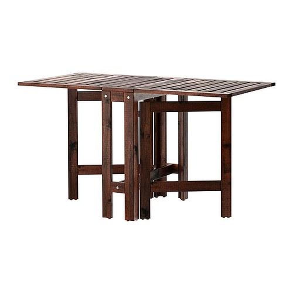 ÄPPLARÖ folding table, garden brown stain cm (502.085.35) - reviews, price, where to