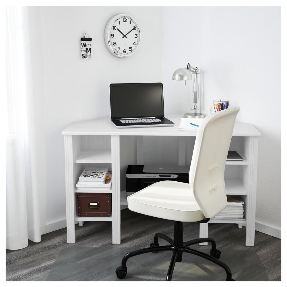 BRUSALI scrivania, bianco, 90x52 cm - IKEA Svizzera