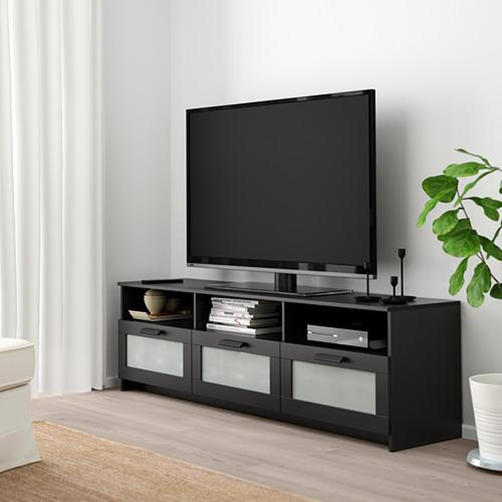 BRIMNES Mueble TV, blanco, 258x41x95 cm - IKEA