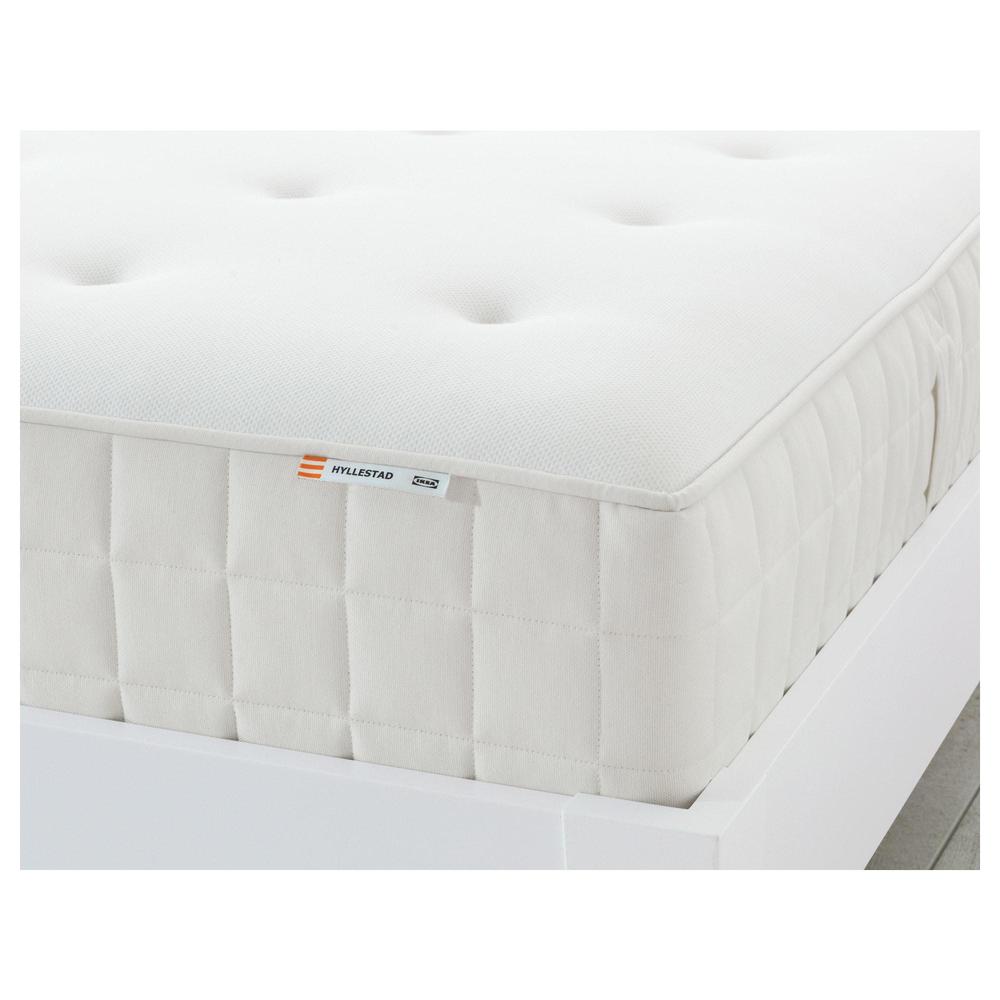 HILLESTAD Mattress with pocket-type spring 160x200 cm, hard / white (704.258.06) - reviews, price, where to