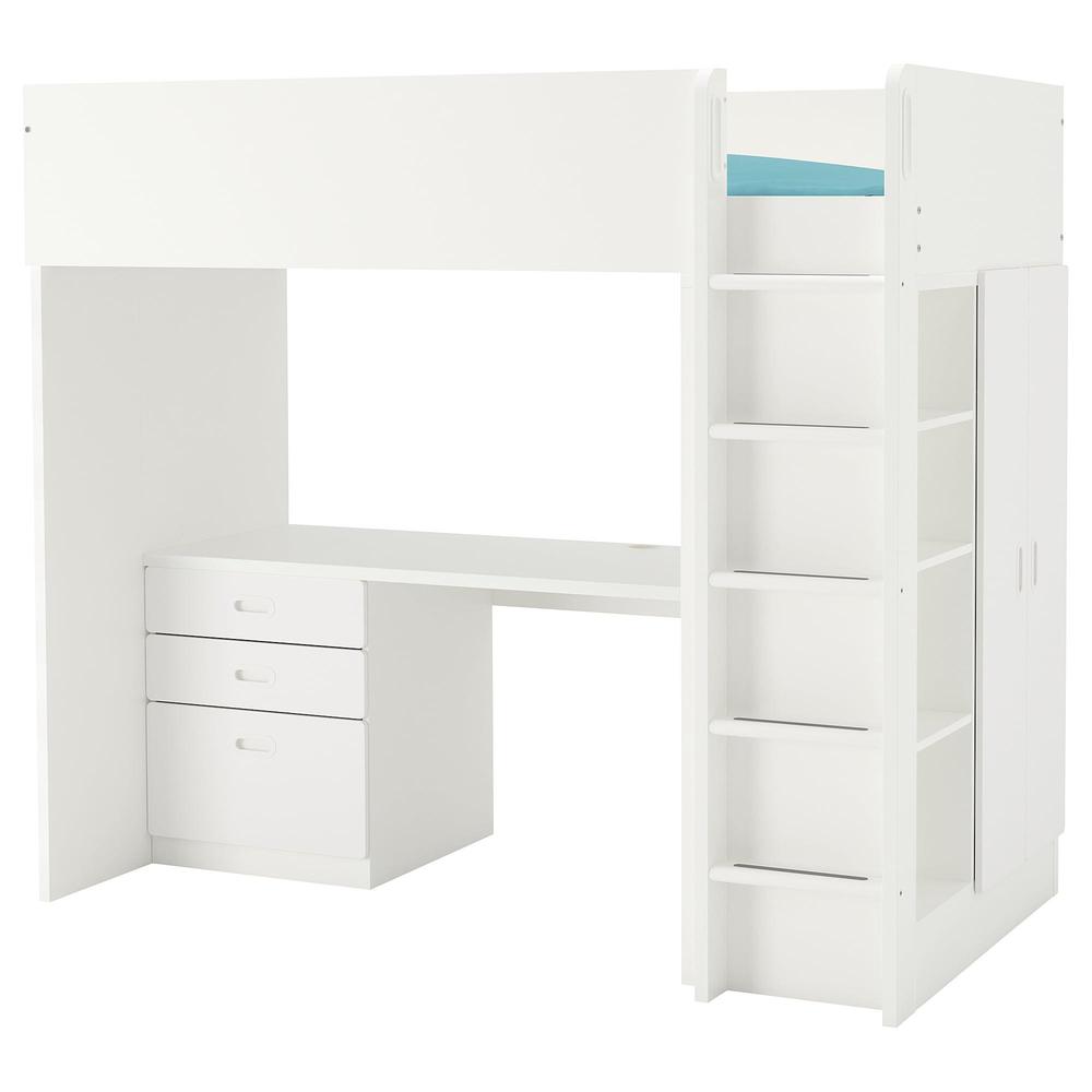 gegevens Montgomery Krimpen STUVA / FRITIDS Loft bed / 3 drawer / 2 doors - white / white (192.534.36)  - reviews, price, where to buy