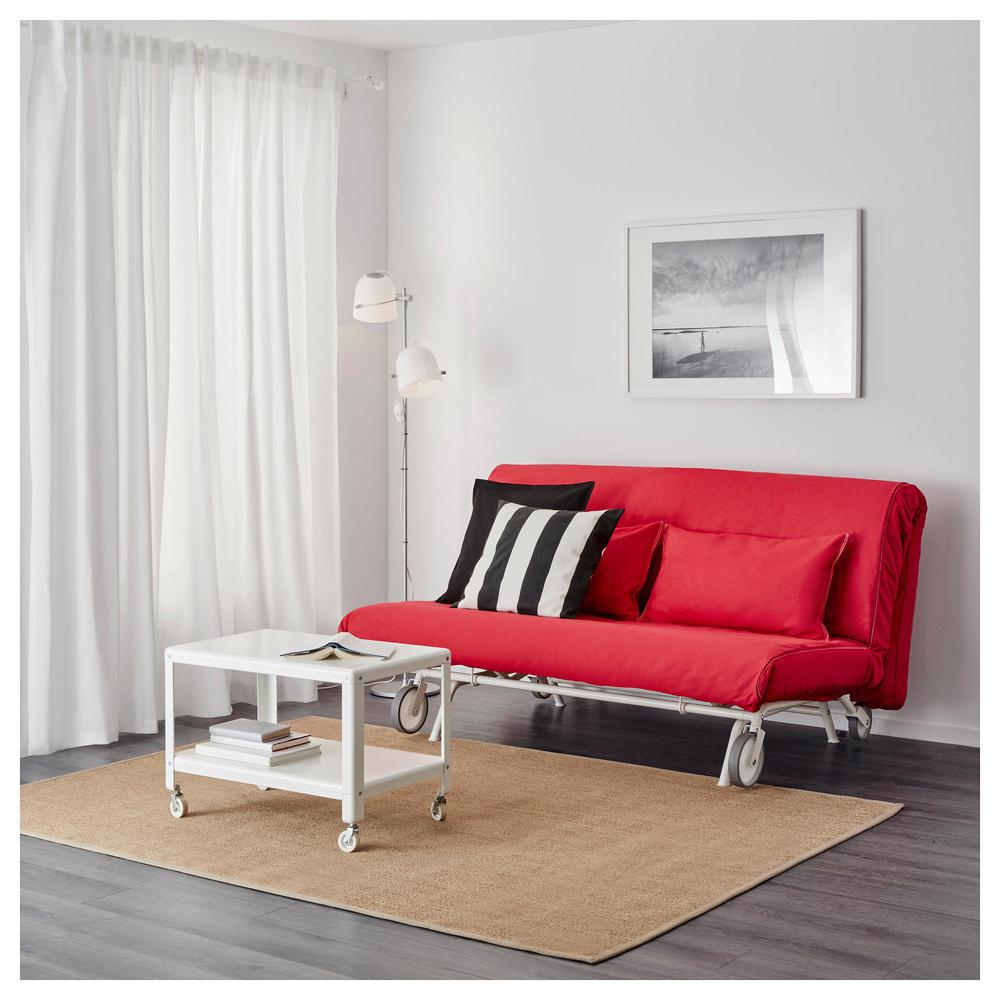 Sluimeren Antagonist niveau IKEA / PS KHOVET Slaapbank 2-local - Vansta rood, Vansta rood (298.744.78)  - recensies, prijs, waar te koop