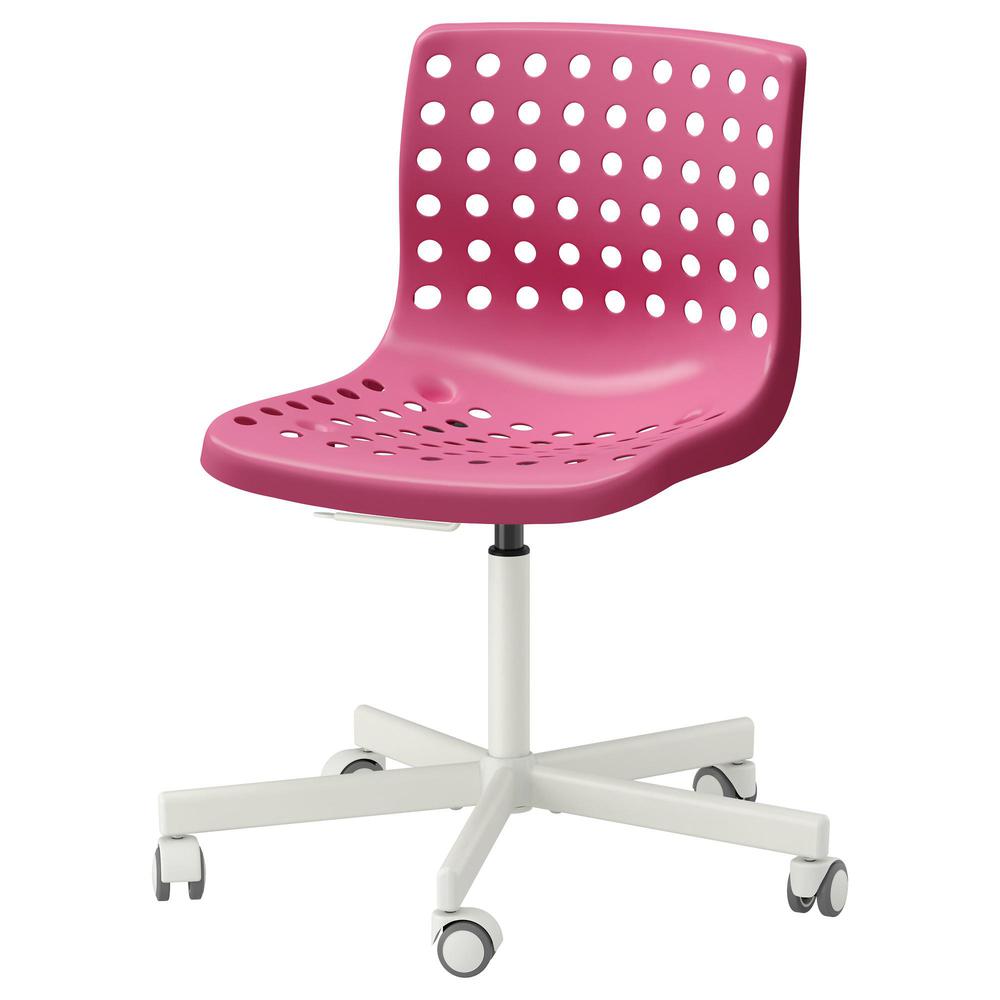 Middag eten verkrachting Oneerlijkheid SKOLBERG / SPORREN Work chair - pink / white (490.236.08) - reviews, price,  where to buy