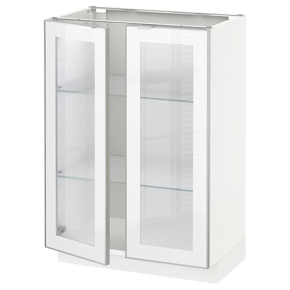 factor Elasticiteit Geurig METHOD Vloerkast met 2 glazen deuren - wit, 60x37x80 cm (590.728.01) -  recensies, prijs, waar te koop