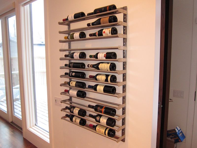 Meisje Ja Golven Shelf for wine from rods for IKEA GRUNDTAL Towel